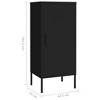 vidaXL Storage Cabinet Freestanding File Cabinet with Shelves for Office Steel - 4 of 4