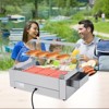 Hot Dog Roller Grill & Commercial Hot Dog Machine with Dual Temperature Control - 2 of 4