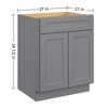 LOVMOR in Plywood Soft-Close Bath Vanity Cabinet without Top for Kitchen, Bathroom, Living Room - 4 of 4