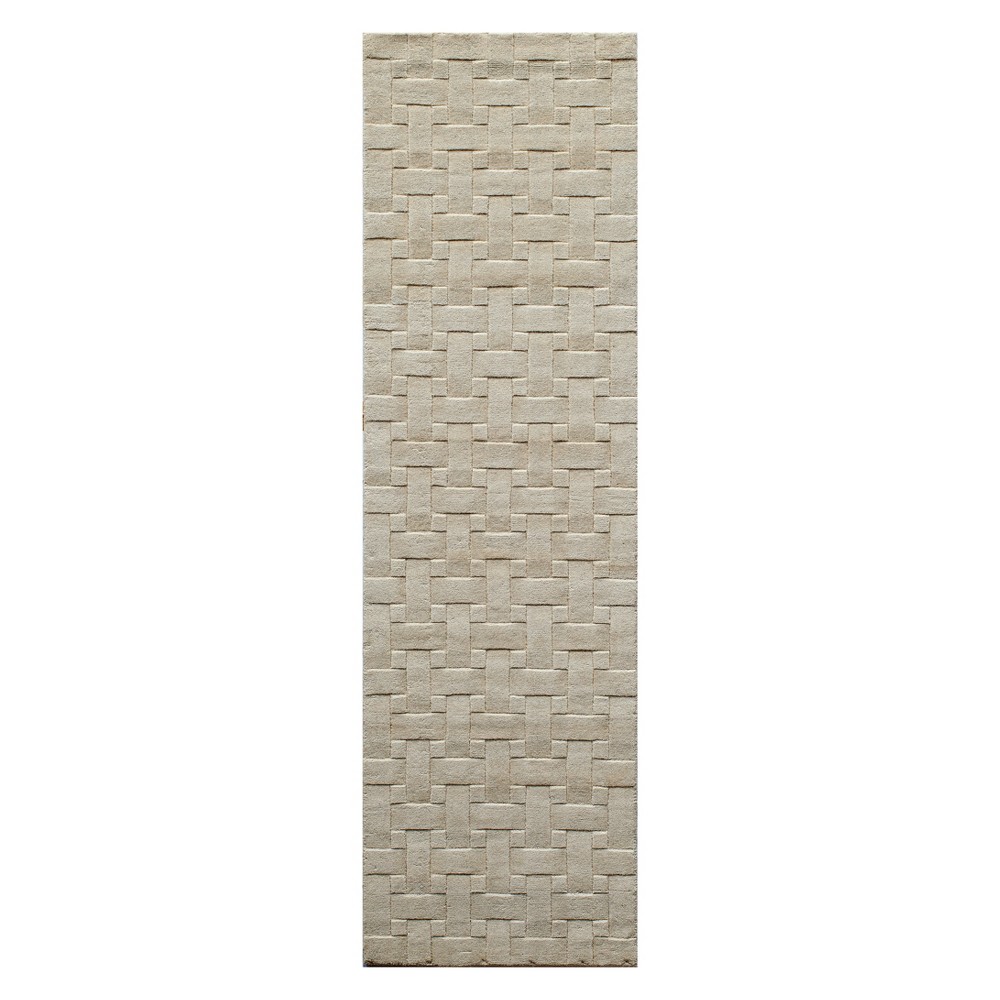  Runner Solid Tufted Ivory
