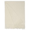 Deerlux Decorative Throw Blanket - 50x60 in Soft Knit with Fringe Edges for a Cozy Touch to Your Living Space, All-Season, Ideal for Lounging, Gifting - 4 of 4