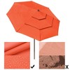 Yescom 3 Tier Patio Umbrella with Crank Handle Push to Tilt Hotel Pool Orange - 2 of 4