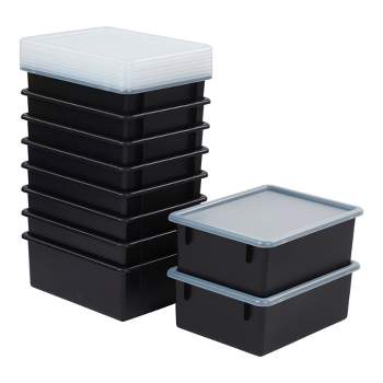 Teacher Created Resources Plastic Storage Bin Large 16.25 x 11.5 x 5  Teal Pack of 3 (TCR20407-3)