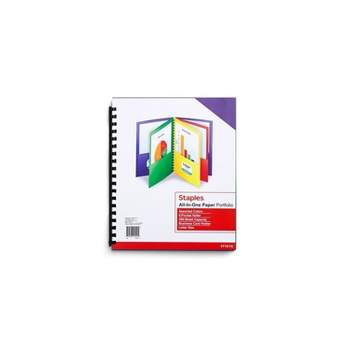 Oxford 8 Pockets Portfolio Folder Red Green Yellow Purple (99656) 854588