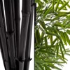 Nature Spring Bamboo Artificial Tree - 6 ft Potted Faux Plant with Black Trunks and Natural Feel Leaves - Realistic Indoor Office or Home Decor - 4 of 4