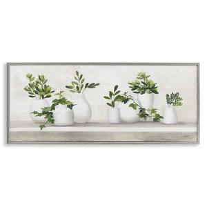 Stupell Industries Traditional Potted Cottage Plants, 30" x 13" - 1 of 4