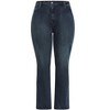 Women's Plus Size Harley Ivy Straight Jean - dark denim | CITY CHIC - 4 of 4