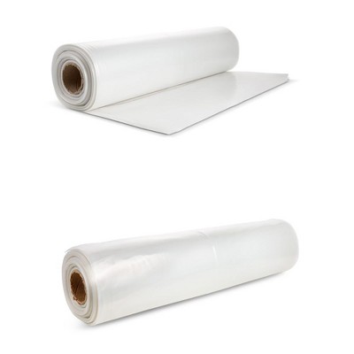 20 x 100 ft. x 4 mil Roll of Heavy Duty White Plastic Sheet