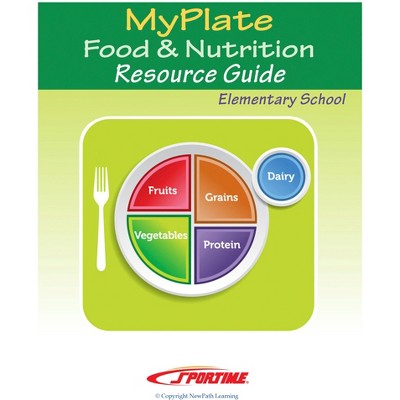 Sportime MyPlate Food & Nutrition Student Learning Guide, 44 Pages, Grade 1 to 4