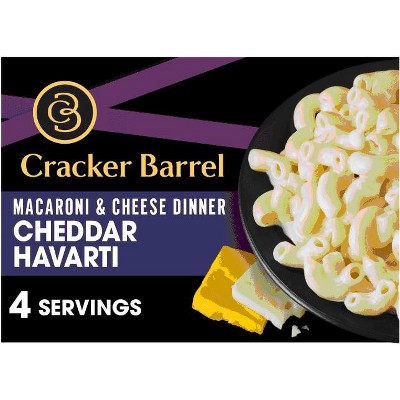 Cracker Barrel Macaroni and Cheese Dinner, Cheddar Havarti, 14 Oz (Pack of 2)