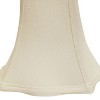 Vynxaria Slant Fancy Square Lampshades, 7"x16"x12" White - 3 of 4