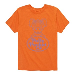 Boys' - Polly Pocket - Logo And Doll Short Sleeve Graphic T-Shirt - 1 of 4
