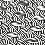 black and white