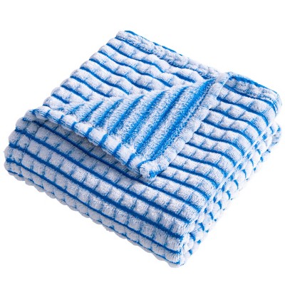 Plush Soft Flannel Baby Blanket, Warm and Cozy Unisex Toddler Blanket, 30x40 Inches - NTBAY