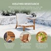WestinTrends Avalon Outdoor Patio HDPE Loveseat Sofa with Patio Cushions - 4 of 4