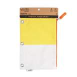 Single Zipper Pencil Case Yellow Color Block - Yoobi™