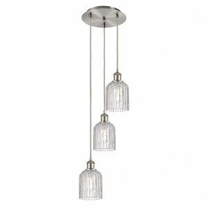 Bridal Veil - 3 Light Cord Hung Multi Pendant In Industrial Style-27.75 Inches Tall and 11.5 Inches Wide - 1 of 1
