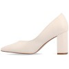 Journee Collection Women's Simonne Narrow Width SuperNatural Shades Block Heel Pointed Toe Pumps - 2 of 4
