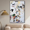 Art Remedy Off the Record Minimalist collage style wall art Framed - 2 of 4