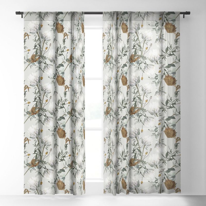 Iveta Abolina Helaine Single Panel Sheer Window Curtain - Deny Designs, 2 of 4