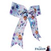 Disney Frozen Long Tail Hair Bow for Girls With Alligator Clip - Double Print Featuring Elsa, Anna, and Olaf - 2 of 4