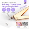 Saviland Nail Clippers with Magnets: Golden Rose Nail Clipper for Nails Cutter with Sizer Magnets 15PCS  (Golden Rose) (Golden Rose) - 2 of 4