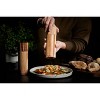 Cole & Mason Galloway Ribbed Salt and Pepper Grinder Set: Modern Wood Shakers, Spot Clean, 2-Piece, Brown - image 2 of 4