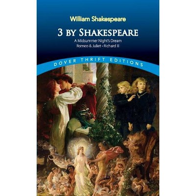 3 by Shakespeare - (Dover Thrift Editions) by  William Shakespeare (Paperback)