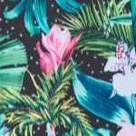 tropical garden border