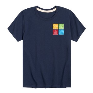 Boys' - Avatar: The Last Airbender - Four Elements Short Sleeve Graphic T-Shirt - 1 of 4