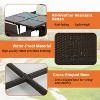 FDW Patio Dining Set Space-Saving 9-Piece Outdoor Patio Furniture Set with Glass-Topped Table - 4 of 4