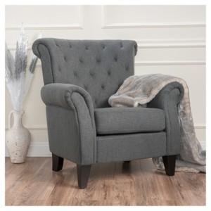 Merrit Tufted Club Chair - Christopher Knight Home - 1 of 4
