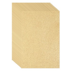 Unique Bargains EVA Shiny Powder DIY Craft Adhesive Foams 0.08" Thick 10 Sheets - 1 of 4