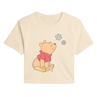 Pooh　[TAN] CLING FILM CROPPED TEE Me, You, & Winnie The Pooh - Wear The Damn Crop Cropped Tee