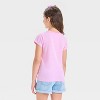 Girls' Stitch's Juice Stand Short Sleeve Graphic T-Shirt - Purple - 3 of 4