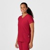 Wink W123 Women's Y-Neck Wrap Scrub Top - 3 of 4
