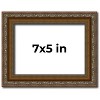 PosterPalooza | Photo Size Sculpted Gold Picture Frame - UV Acrylic, Foam Board Backing, Hanging Hardware - 2 of 4