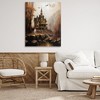 Stupell Industries Haunted Castle with Ghost Canvas Art - 3 of 4