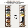 Tangkula 7-Tier Vertical Shoe Rack Free Standing Storage Shelf Organizer Space Saving - 4 of 4