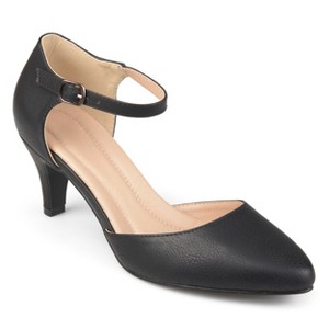 Journee Womens Bettie Almond Toe Mid Heel Pumps - 1 of 4
