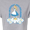 Women's - Disney - Alice In Wonderland Cropped Graphic T-Shirt - 2 of 4