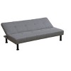 AndMakers 64 in. Linen Twin Size Sofa Bed - 3 of 4
