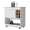 Vynxaria Farmhouse Coffee Bar Wine Cabinet - 68.9" Kitchen Buffet, Versatile Storage, Durable Construction - 4 of 4