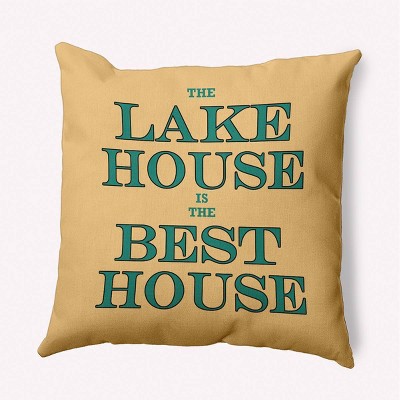 Lake house shop throw pillows