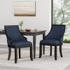 NicBex Retro Upholstered Dining Chairs with Curved Legs,Modern Mid-Century Style Accent Chairs for Dining Room,Set of 2 - 3 of 4