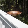 Good Directions 13.5" Copper Deck Mount Bird Bath: Easy to Assemble, Non-Toxic, In-Ground Installation - 4 of 4