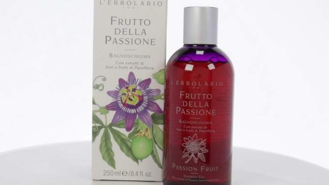 Passion Fruit Shower Gel by LErbolario for Women - 8.4 oz Shower Gel, 2 of 8, play video