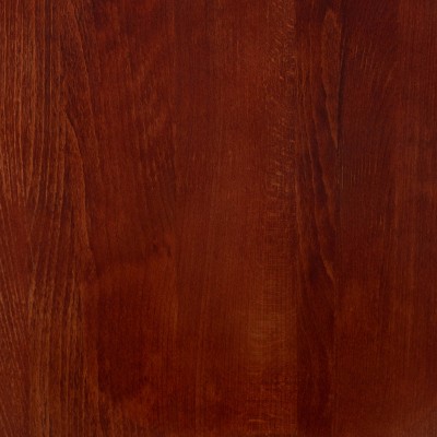 Elegant Mahogany Wood Vertical Slat Side Chair in Rich Brown