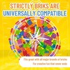 Strictly Briks Toy Building Block, Building Creative Play Set, Clear Colors, 4 Different Shapes and Sizes, 156 Pieces - 4 of 4
