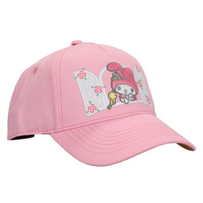 My Melody Character in Window - Gorra de béisbol rosa para mujer, Rosado